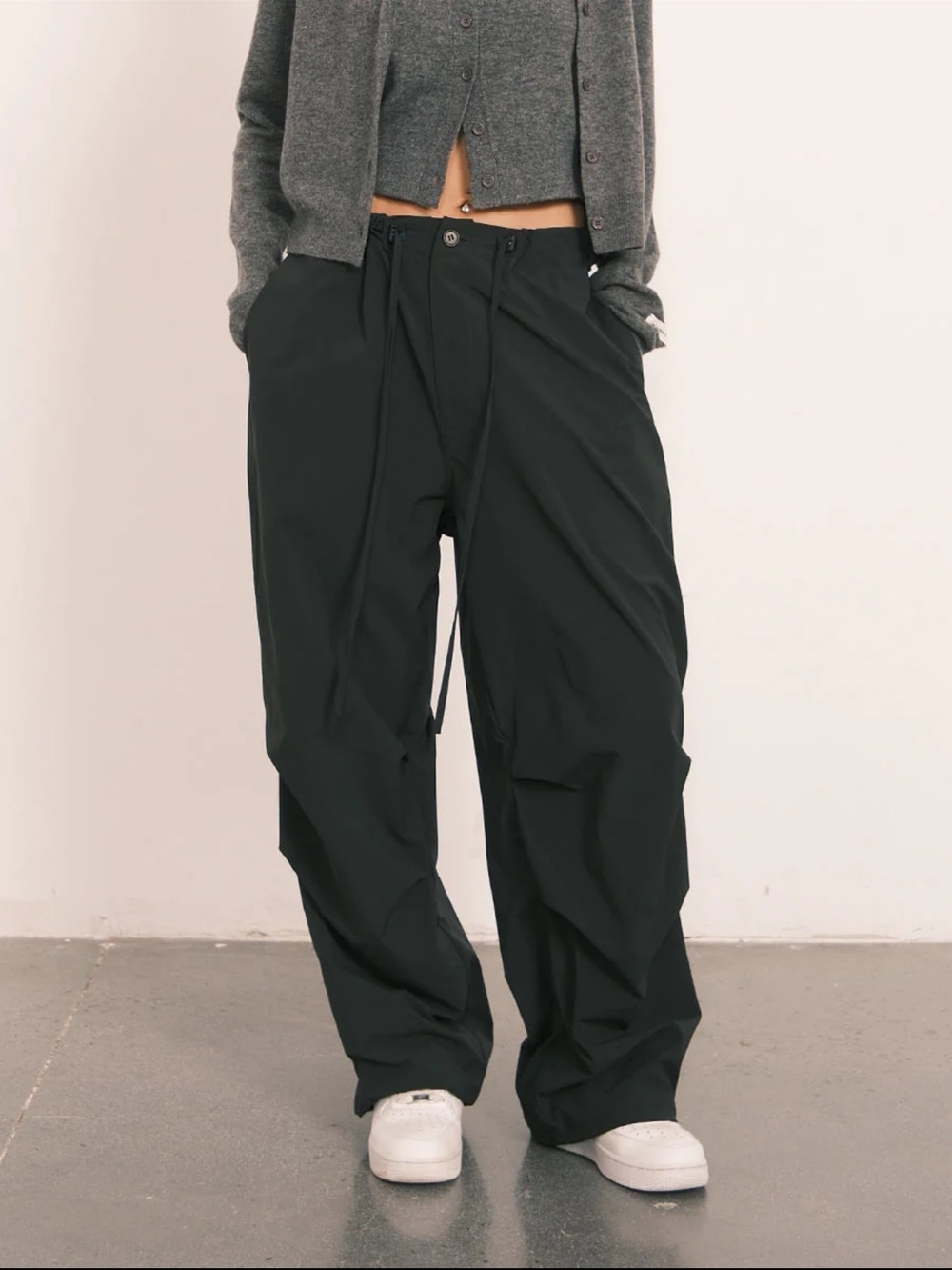 an action a day Skyler Fleece-Lined Parachute Pants